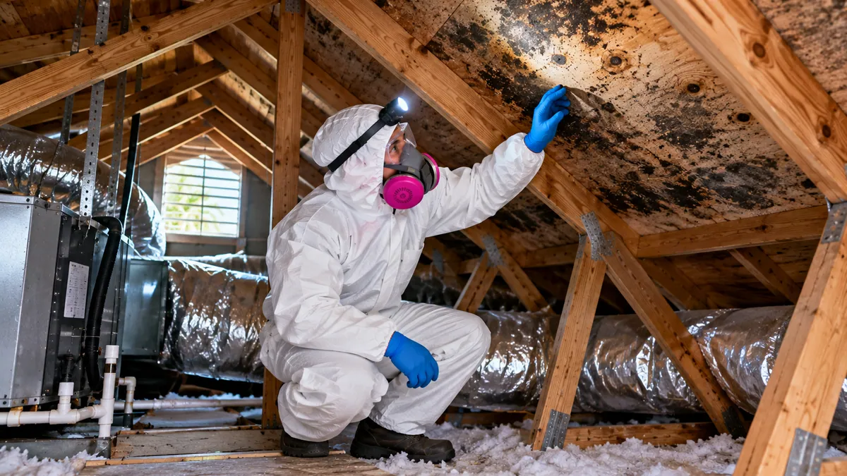 Attic Mold Removal in Hypoluxo